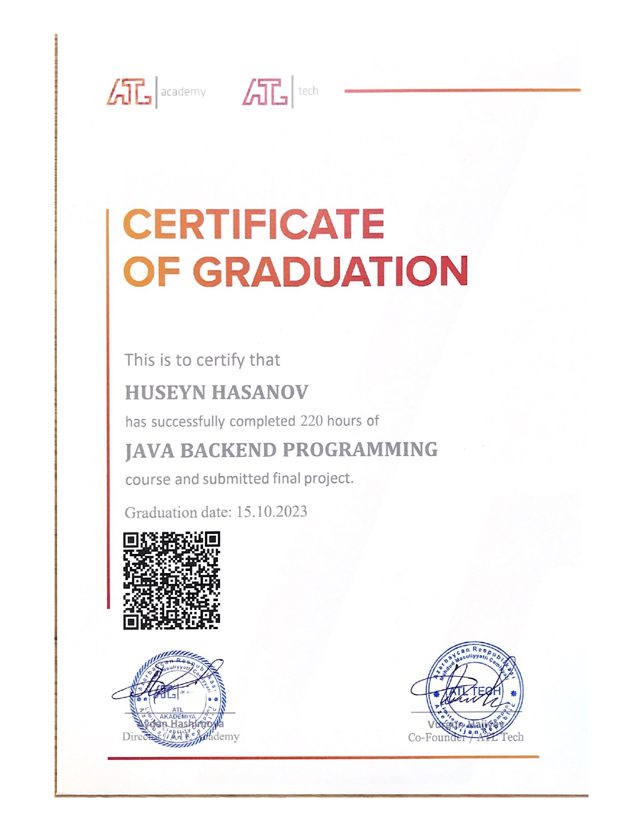 Huseyn Hasanov